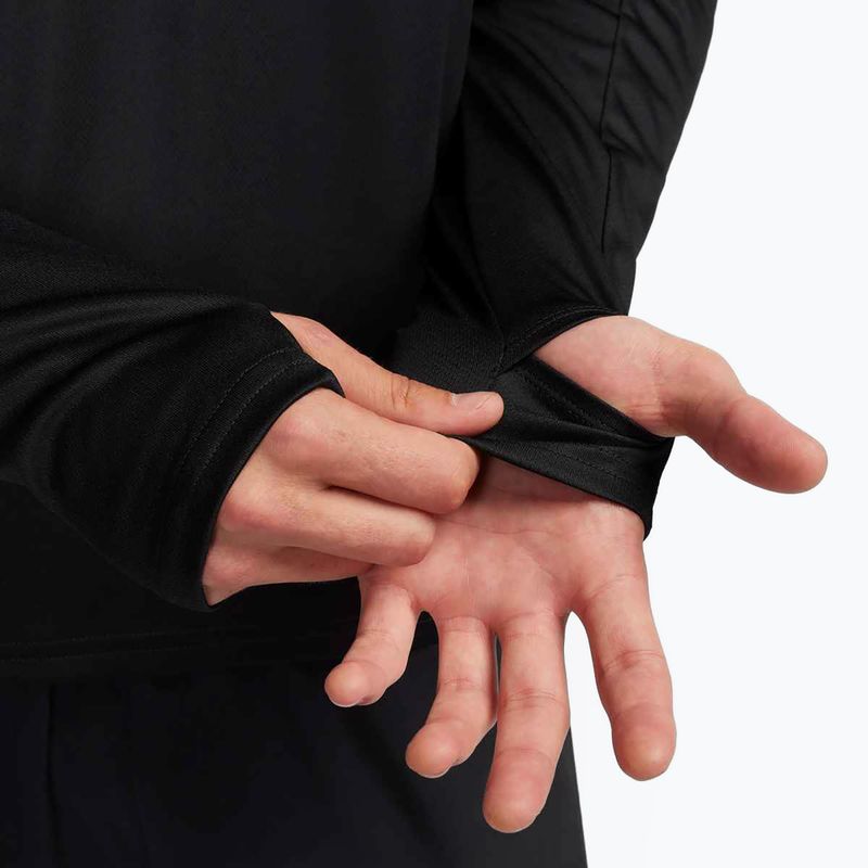 Herren Nike Pacer Dri-Fit 1/2 Zip Lauf Sweatshirt schwarz 5