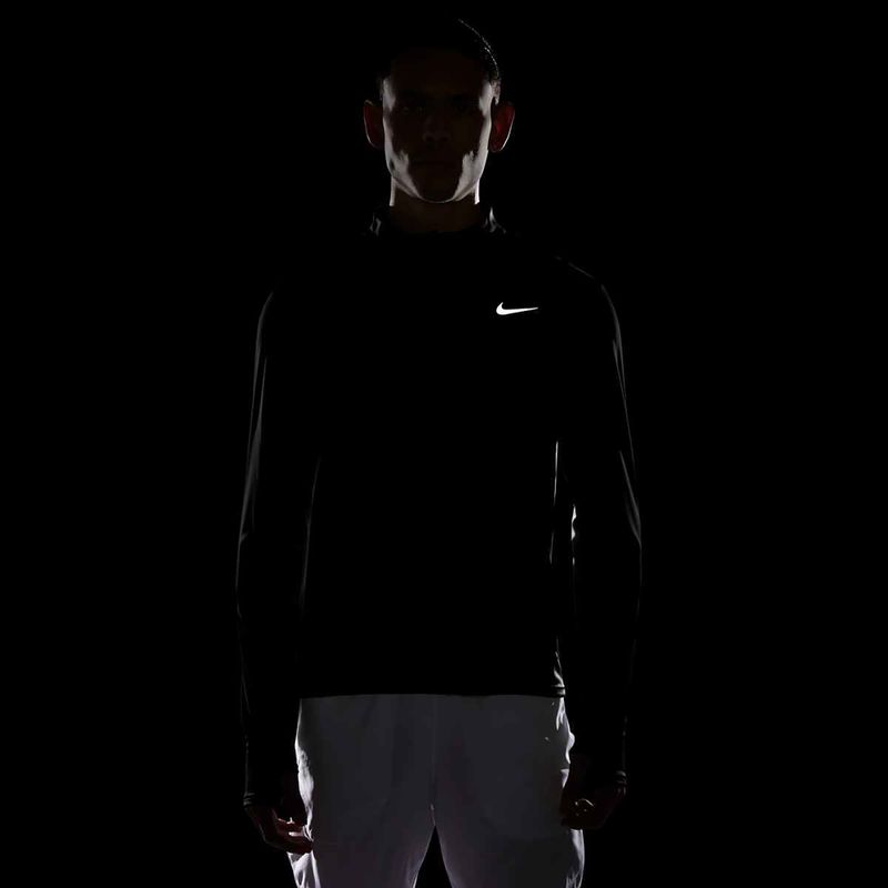 Herren Nike Pacer Dri-Fit 1/2 Zip Lauf Sweatshirt schwarz 6