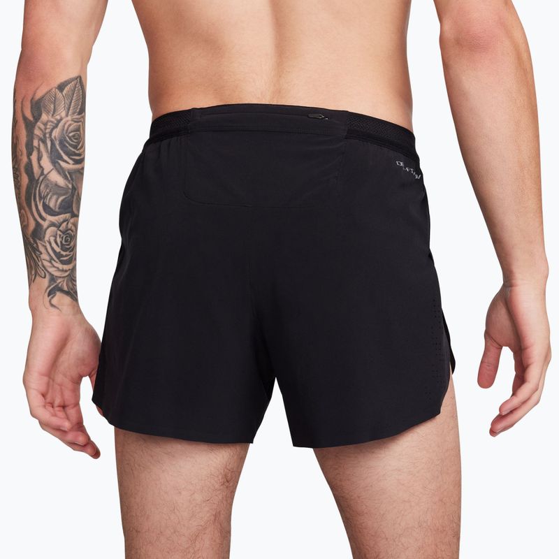 Herren-Laufshorts Nike AeroSwift Dri-Fit ADV 4" Black/Summit White 4