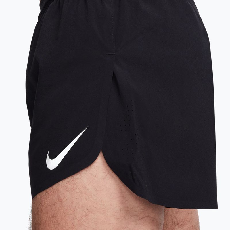 Herren-Laufshorts Nike AeroSwift Dri-Fit ADV 4" Black/Summit White 6