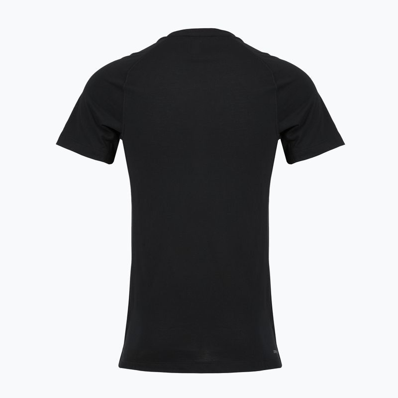 Herren Trainings-T-Shirt Nike Flex Rep Dri-Fit schwarz/weiss 9