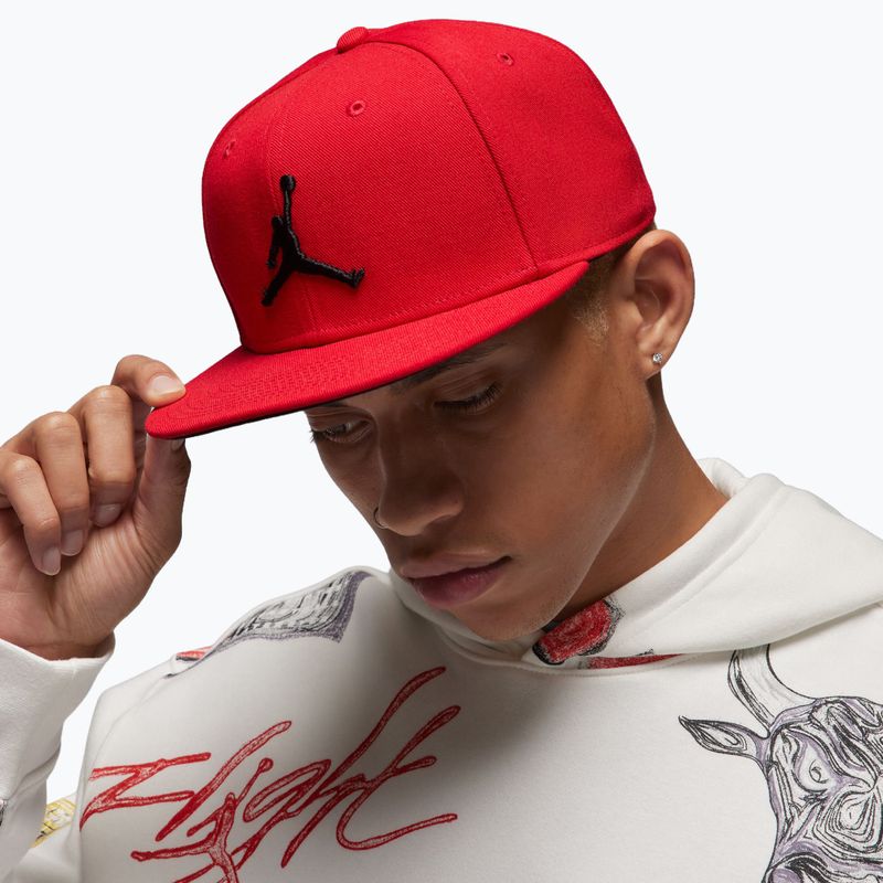 Czapka z daszkiem Nike Jordan Jumpman Pro gym red/black/black 6