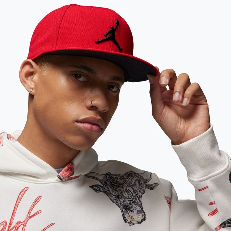 Basecap Nike Jordan Jumpman Pro gym red/black/black 3