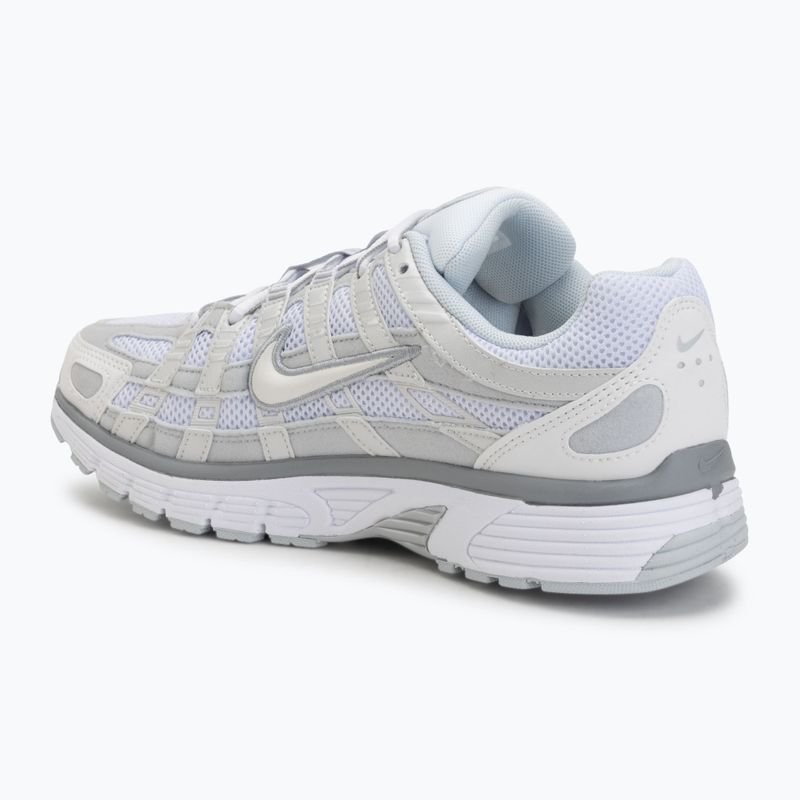Damen Sneaker Nike P-6000 metallic summit white/pure platinum/white 3