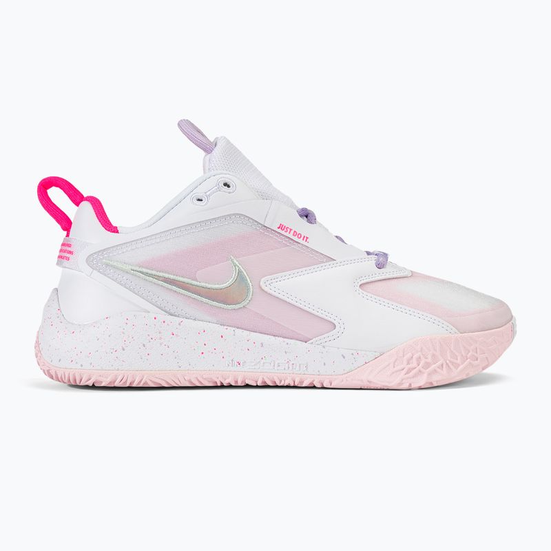 Nike Zoom Hyperace 3 SE Volleyballschuhe weiß/hyper pink/mint foam/violet mist/pink foam 2