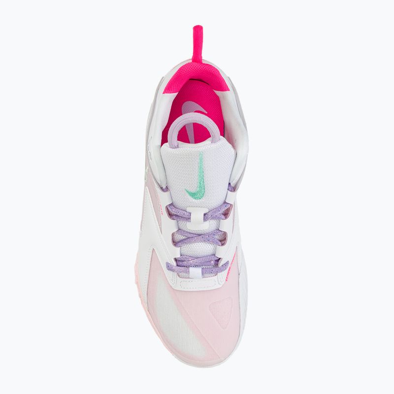 Nike Zoom Hyperace 3 SE Volleyballschuhe weiß/hyper pink/mint Schaumstoff/violett mist/rosa Schaumstoff 5