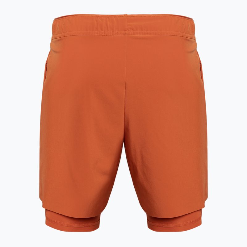 Nike Court Dri-Fit Slam Herren Tennisshorts Rostfaktor/rosa Quarz/weiß 2