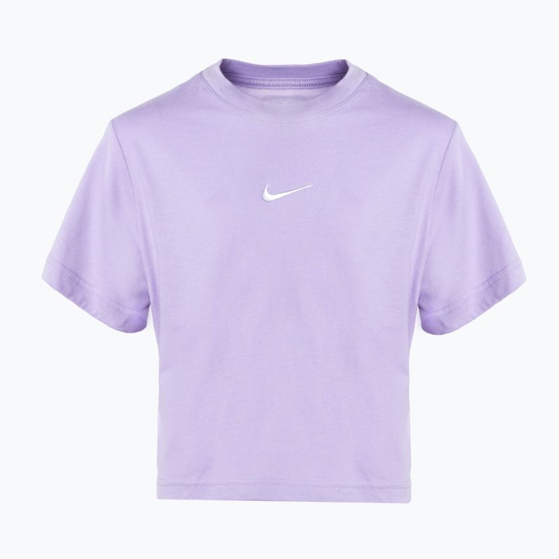 Nike Sportswear Kinder-T-Shirt Hortensien/Weiß