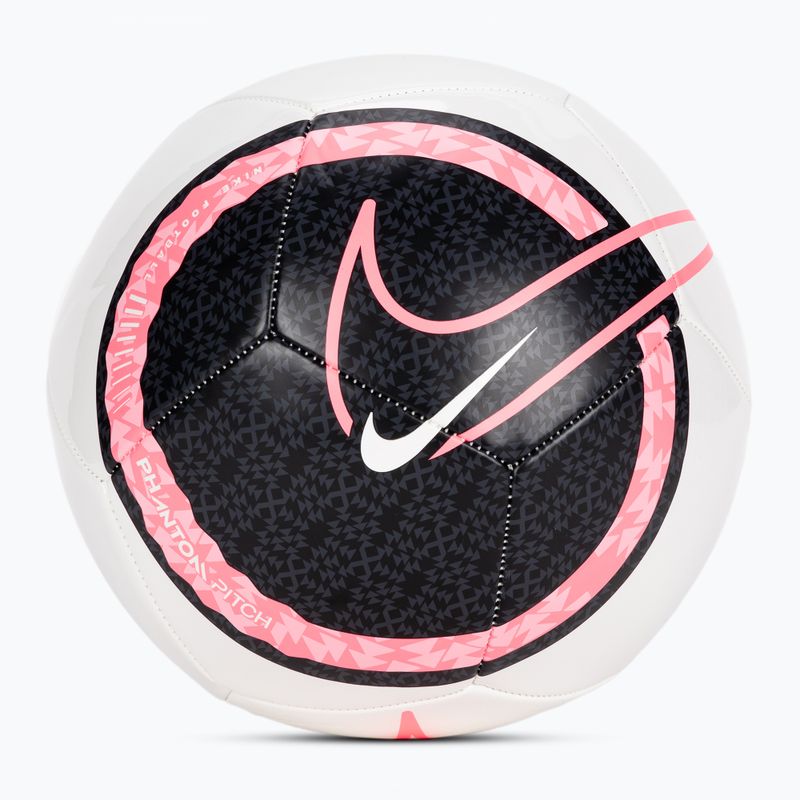 Nike Phantom weiß/schwarz/sunet pulse Fußball Größe 5