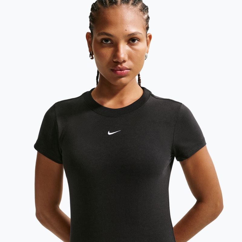 Damen-T-Shirt Nike Sportswear Chill Knit black/white 4