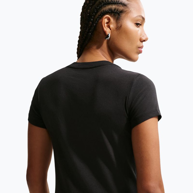 Damen-T-Shirt Nike Sportswear Chill Knit black/white 5