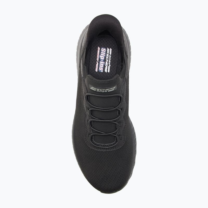 Schuhe Damen SKECHERS Bobs Squad Chaos Daily Hype black 5