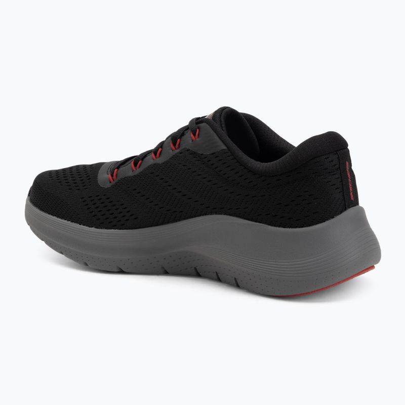 Herren Schuhe SKECHERS Arch Fit 2.0 schwarz/rot 3