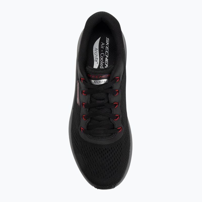 Herren Schuhe SKECHERS Arch Fit 2.0 schwarz/rot 5