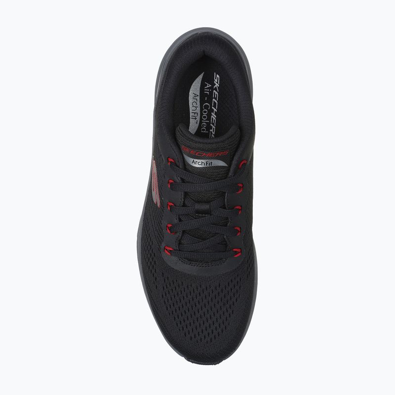 Herren Schuhe SKECHERS Arch Fit 2.0 schwarz/rot 11