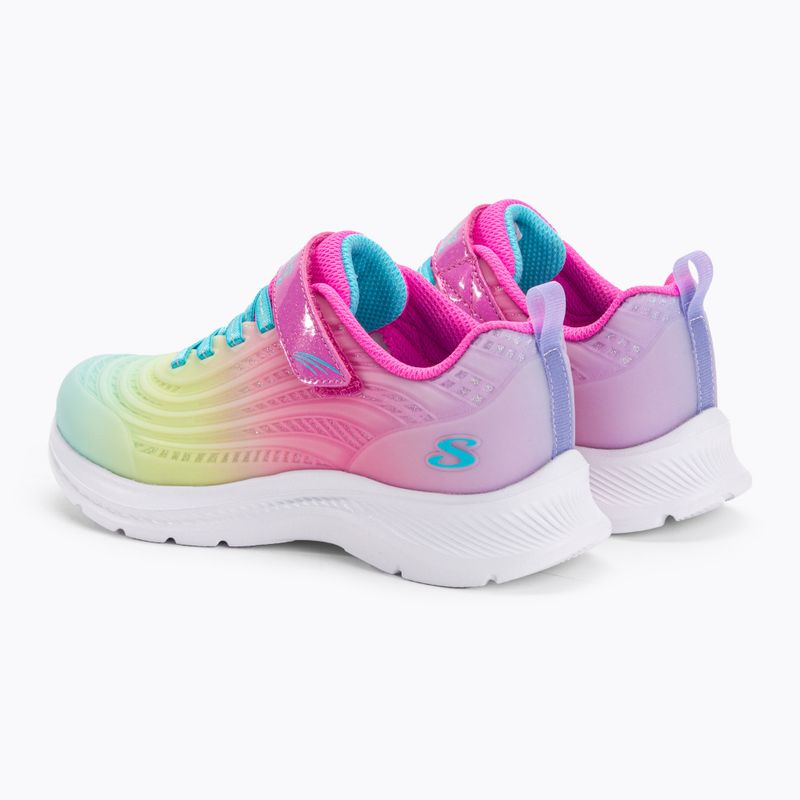 SKECHERS Jumpsters 2.0 Blurred Dreams rosa/multi Kinder Turnschuhe 3