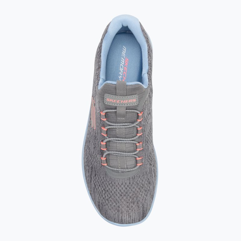 Schuhe Damen SKECHERS Summits Fun Flare gray 5