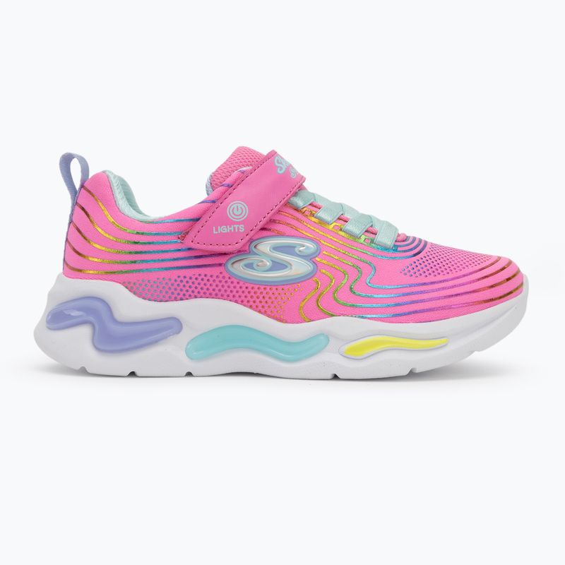 SKECHERS Kinderschuhe S-Lights Wavy Beams rosa/multi 3