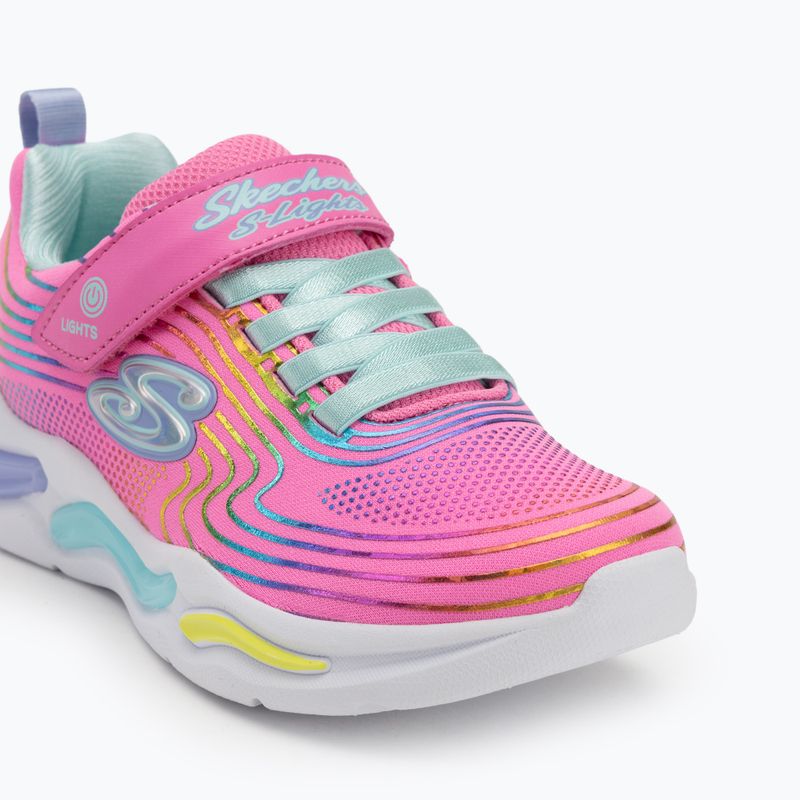 SKECHERS Kinderschuhe S-Lights Wavy Beams rosa/multi 7
