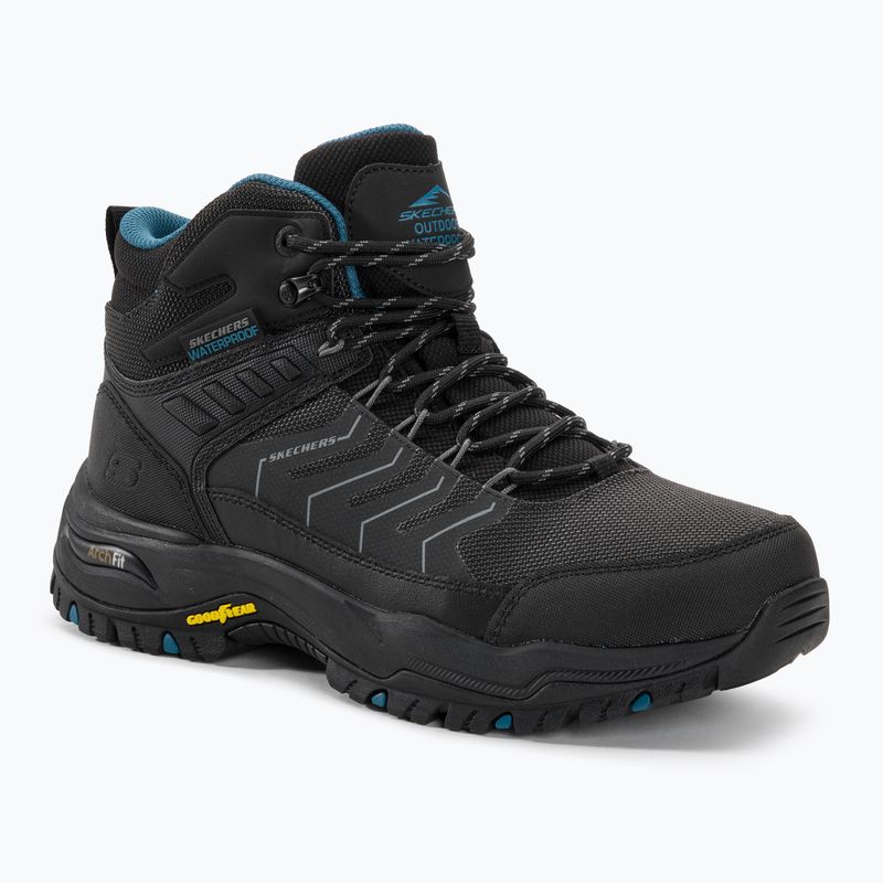 SKECHERS Arch Fit Dawson Raveno schwarz Herren-Trekkingschuhe