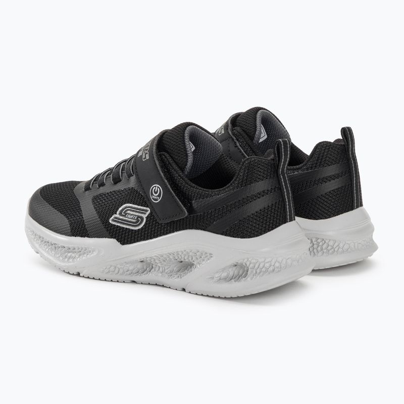 SKECHERS Kinderturnschuhe Skechers Meteor-Lights schwarz/grau 3