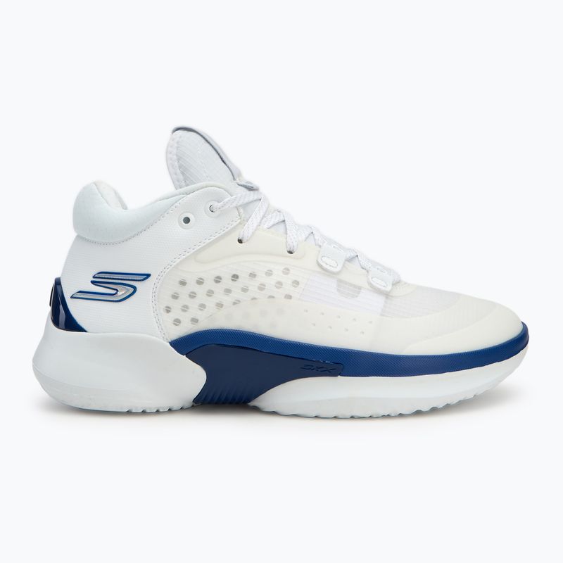 Basketballschuhe Herren SKECHERS SKX Resagrip white/blue 2