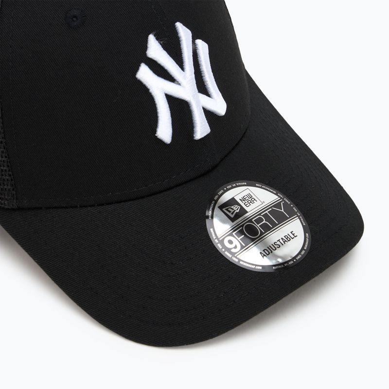 New Era Home Field 9Forty Trucker New York Yankees Baseballkappe schwarz 3
