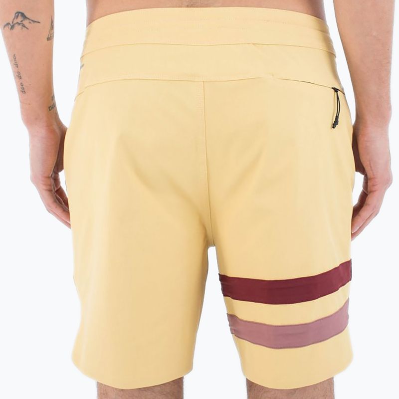 Herren Hurley Phantom Block Party Renegade 18" staubigen Cheaddar schwimmen Shorts 3