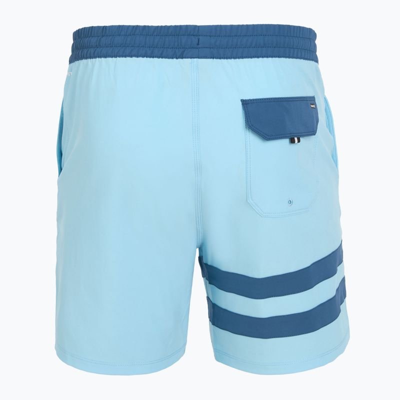 Herren Hurley Phantom Eco Block Party Volley 17" blau Traum schwimmen Shorts 2