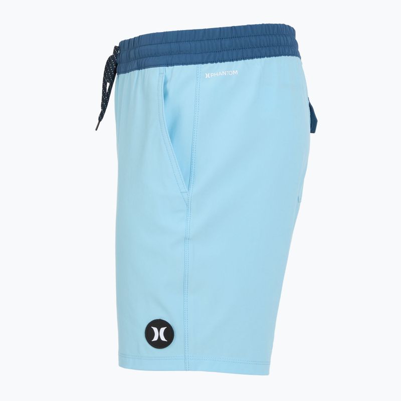 Herren Hurley Phantom Eco Block Party Volley 17" blau Traum schwimmen Shorts 3