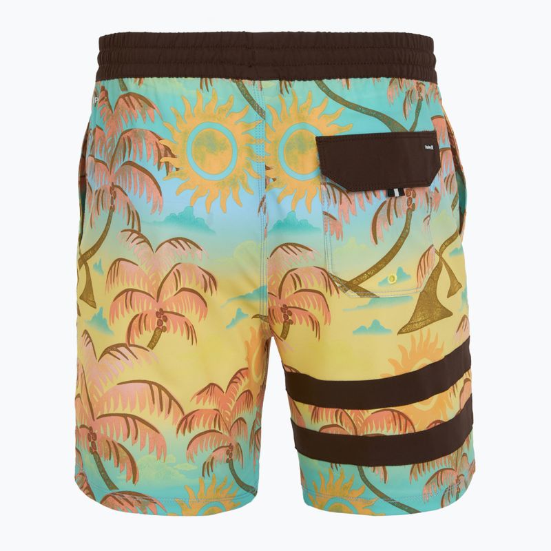 Hurley Phantom Eco Block Party Volley 17" Ananas Badeshorts für Männer 2