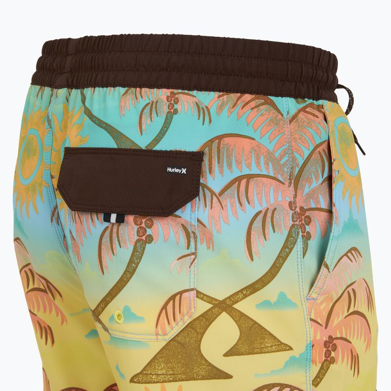 Hurley Phantom Eco Block Party Volley 17" Ananas Badeshorts für Männer 4