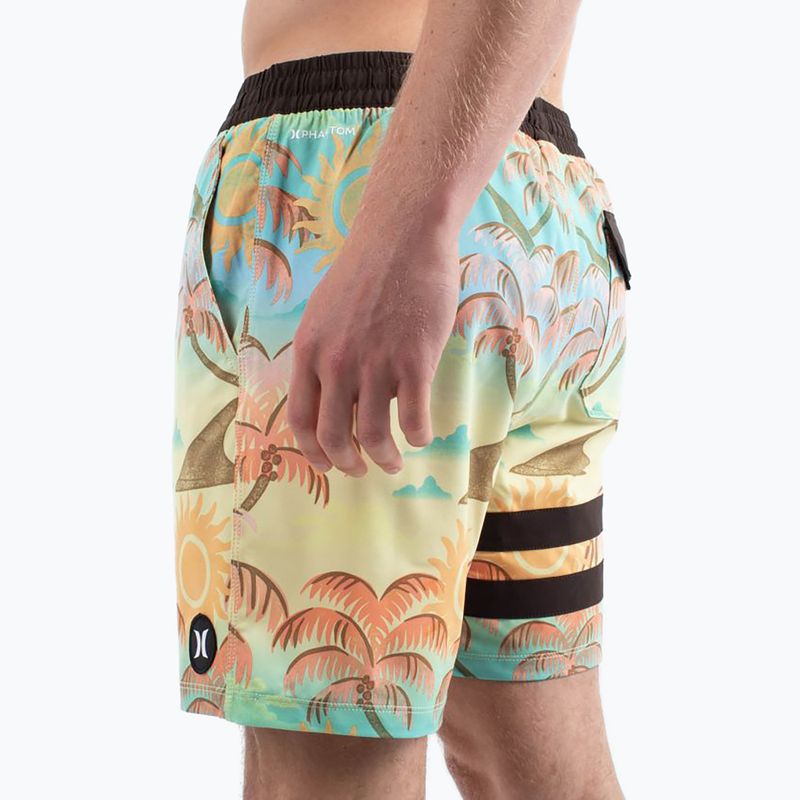 Hurley Phantom Eco Block Party Volley 17" Ananas Badeshorts für Männer 5