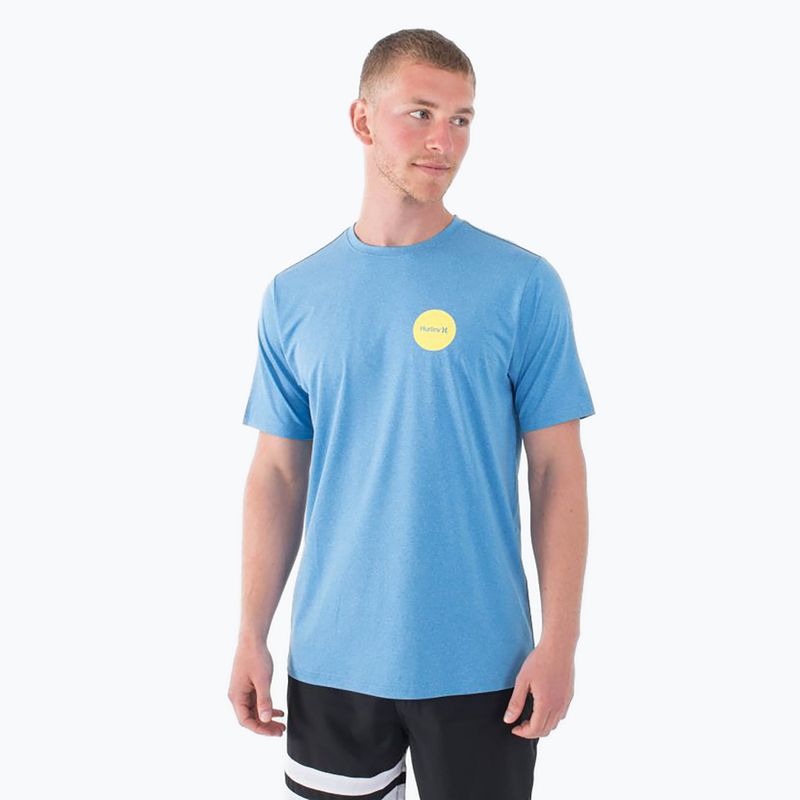 Herren Hurley Everyday Hybrid Upf kingdom blau heather t-shirt