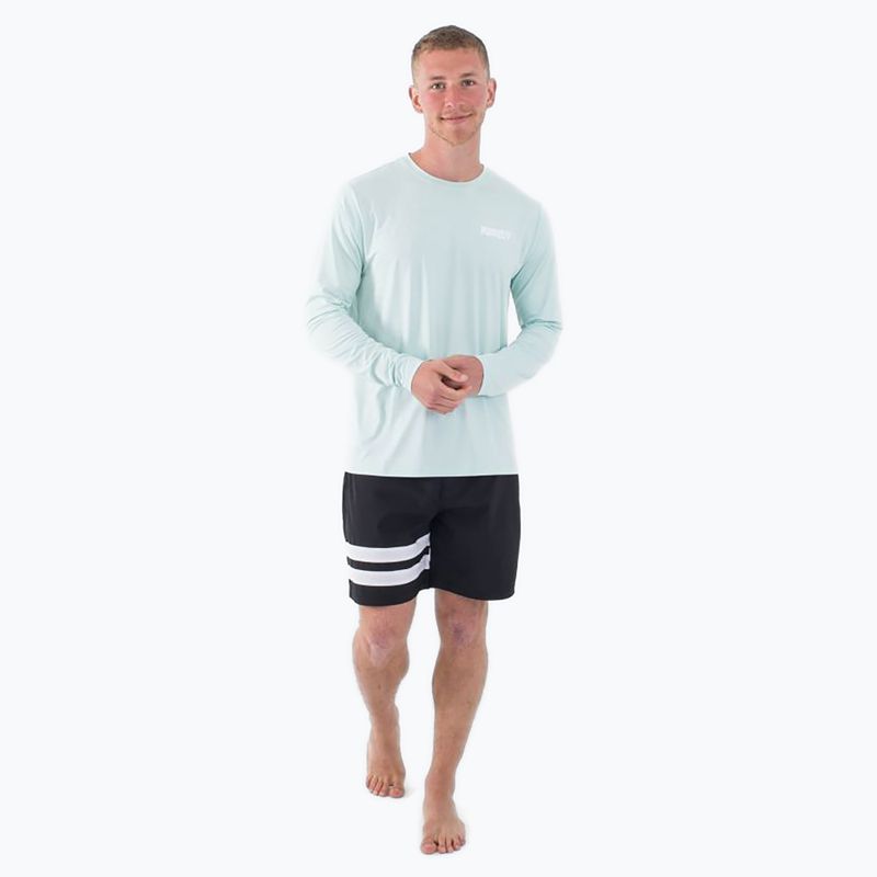 Herren Hurley Everyday Hybrid Upf braun Seetang Longsleeve 2