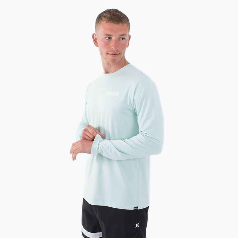 Herren Hurley Everyday Hybrid Upf braun Seetang Longsleeve 4