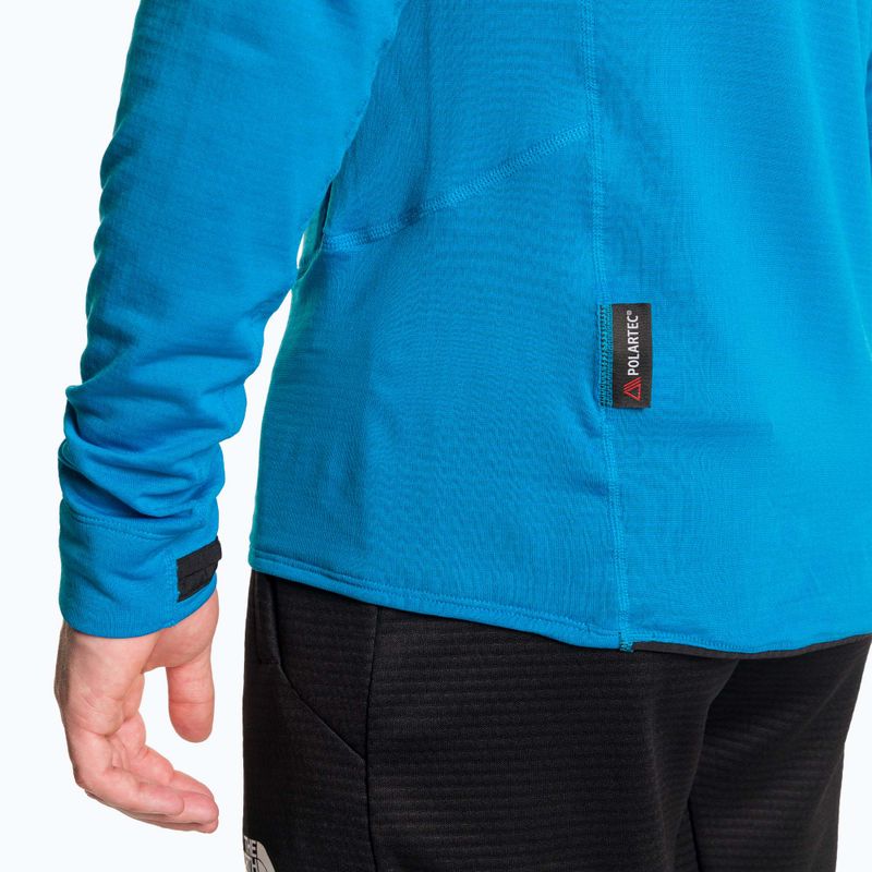 Herren-Trekking-Sweatshirt The North Face Bolt Polartec Hoodie skyline blau/adriatic b 6