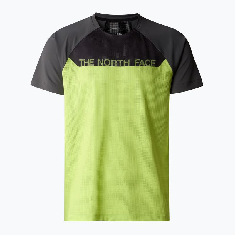 Herren The North Face Trailjammer fizz lime/anthrazit grau Trekking-Shirt