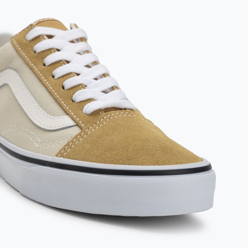 Vans Old Skool Leinwand/Wildleder Pop Creme Schuhe 7
