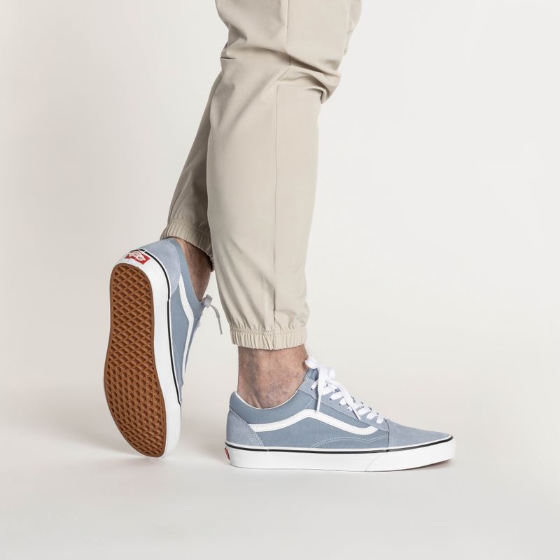 Vans Old Skool staubig blau Schuhe 2