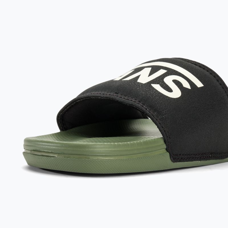 Vans La Costa Slide-On schwarz/olivine Herren Pantoletten 8