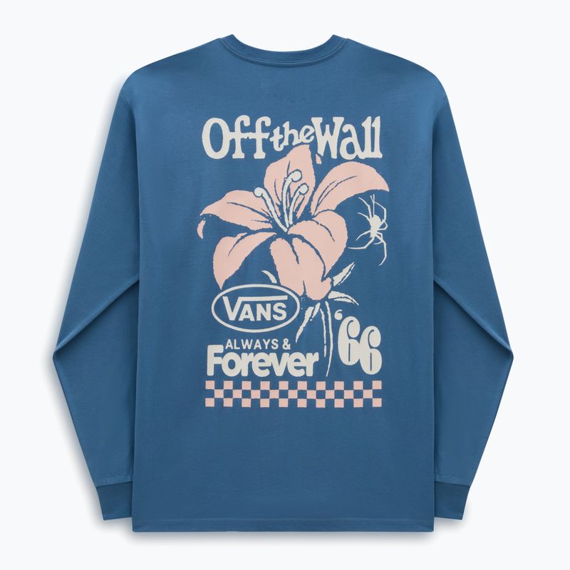 Herren Vans Petal And Pest Ls Langarm T-Shirt copen blau 2