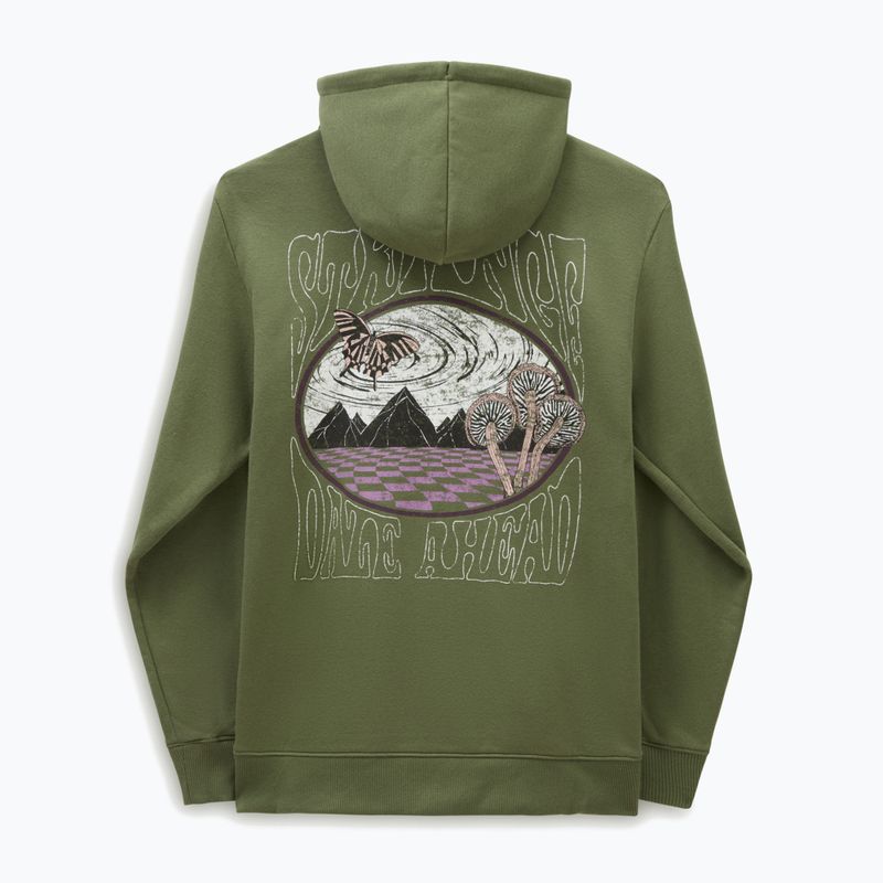 Frauen Vans Dazed Strange Bff Hoodie olivine 2