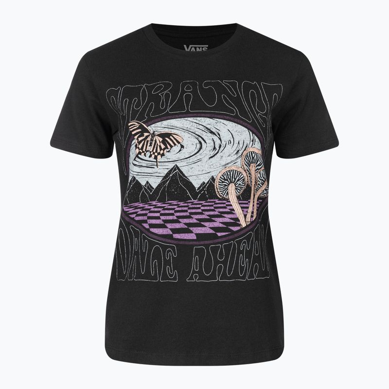 Frauen Vans Dazed Strange Crew T-Shirt schwarz