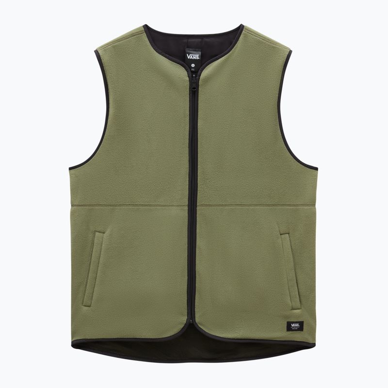 Herren Vans Rosewood Reversible Sleeveless Vest olivine