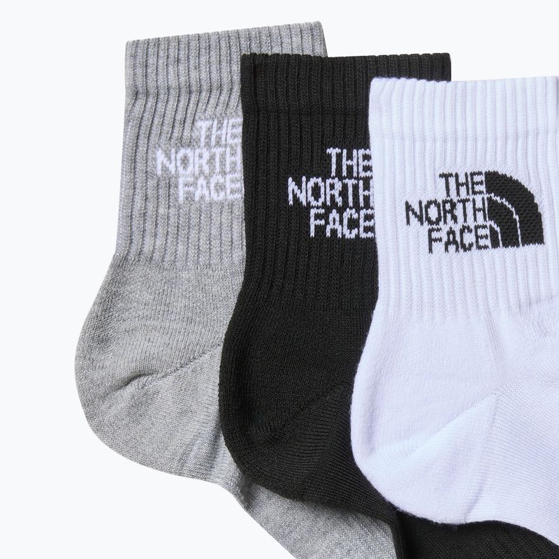 Trekking Socken The North Face Multi Sport Cush Quarter Sock 3 Paar black assorted 2