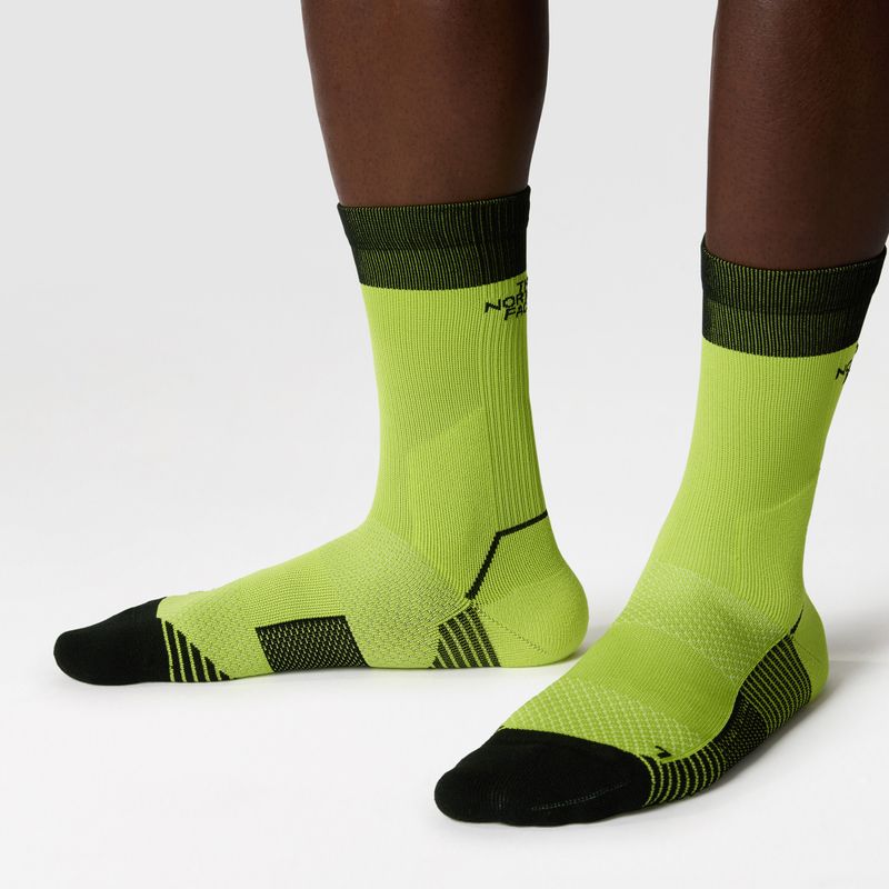 The North Face Trail Run Crew Laufsocken fizz lime 5