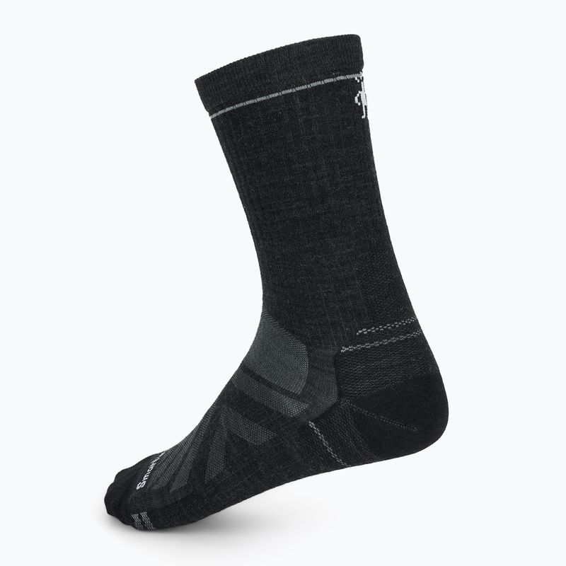 Socken Smartwool Hike Zero Cushion Crew charcoal 2