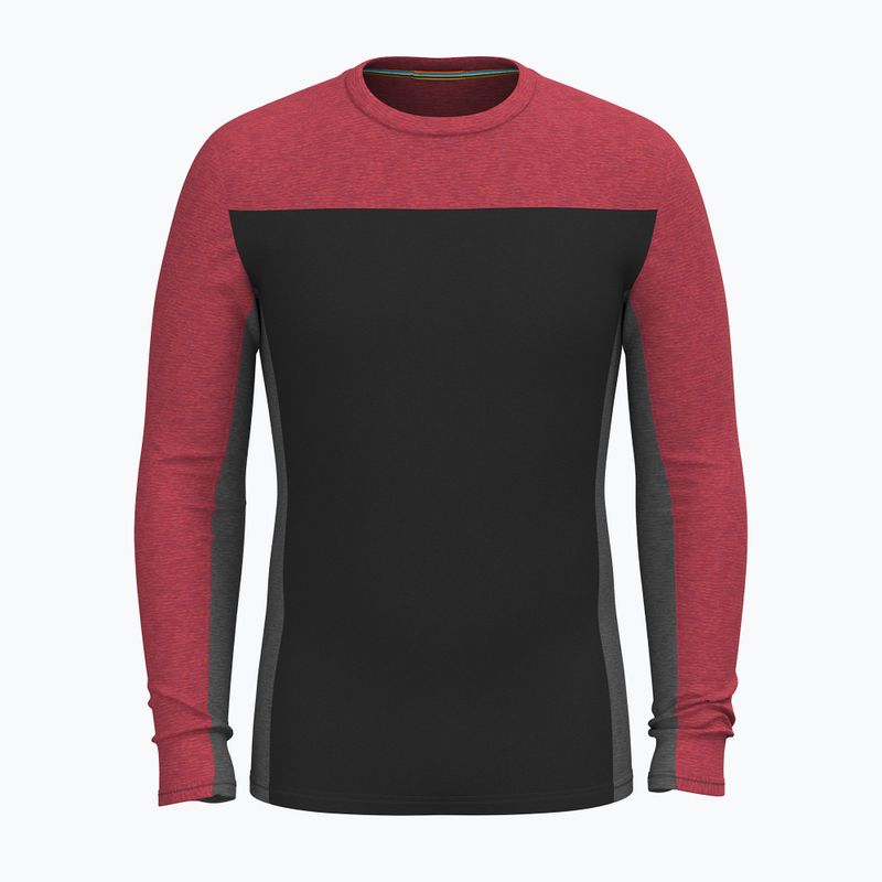 Herren Thermoaktiv-Funktionsshirt Smartwool Classic Thermal Merino Base Layer Colorblock Crew Boxed 3