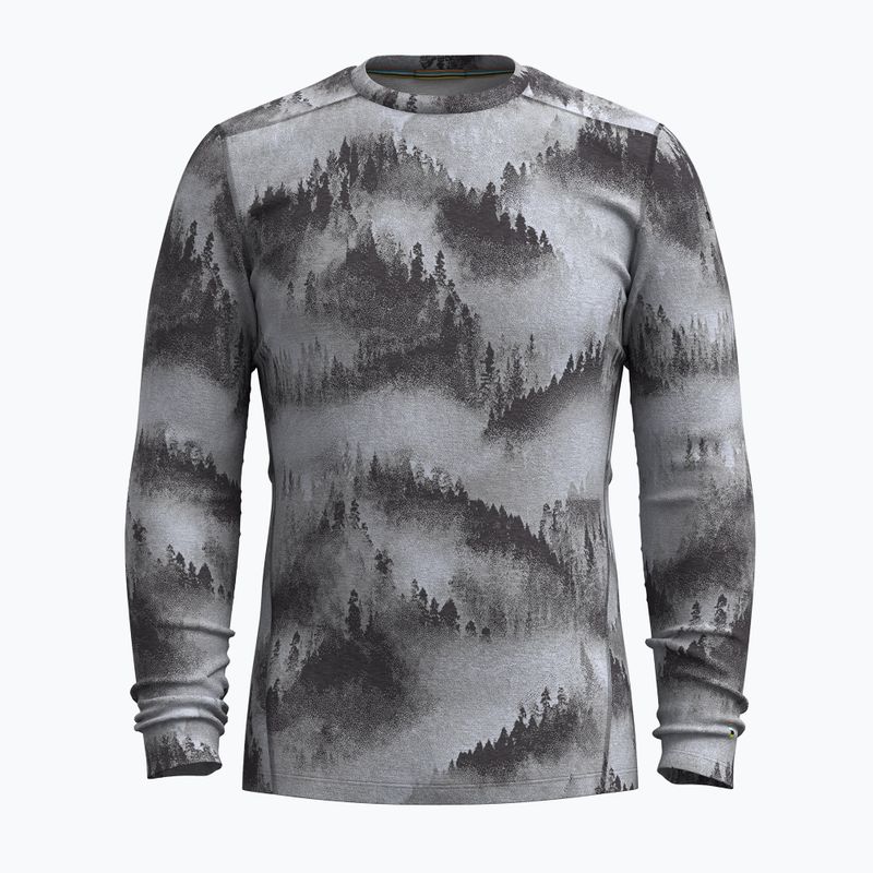 Herren Smartwool Merino 250 Baselayer Crew Boxed Thermo-Longsleeve anthrazit neblige Kiefern 3